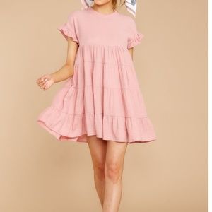 Pink Babydoll Dress